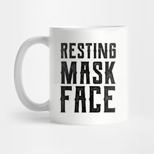 Resting Mask Face  funny mask Funny Mask funny masks face Mug